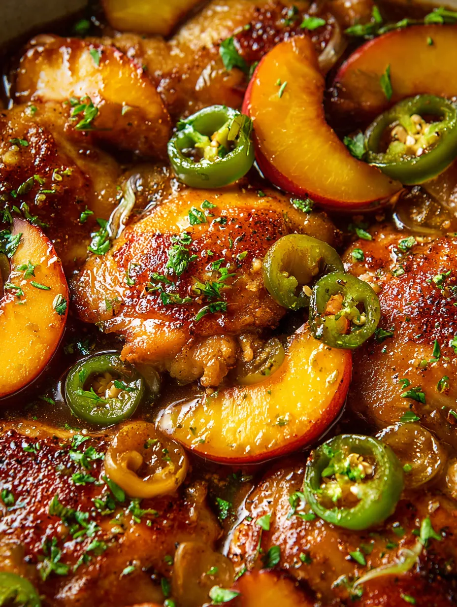 Chicken with peppers and onions.