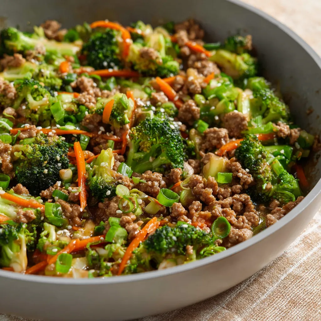 A pan of meat and vegetables.