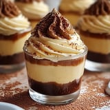 Little frosted cupcake with a swirl of chocolate and vanilla on top.