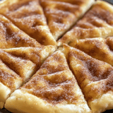 A slice of cinnamon roll.